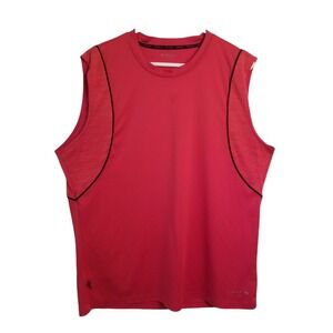 AND1 red Shirt Sleeveless Men's Sweatshirt Activewear Size XL,PIT TO PIT 25 IN
